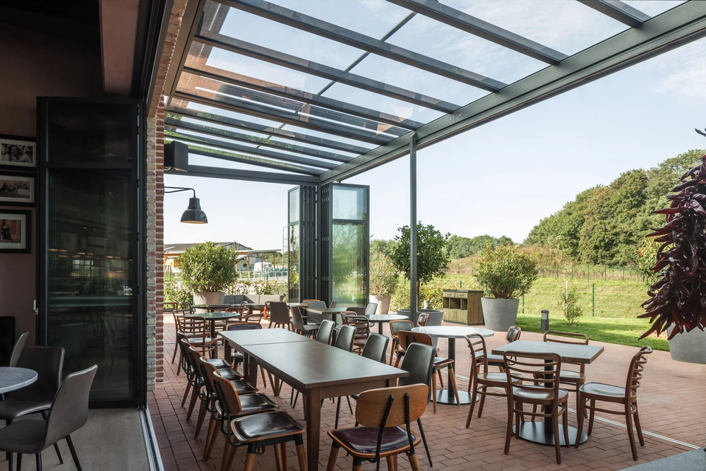Otten Gastro Terrassendach Glasdach Solarlux