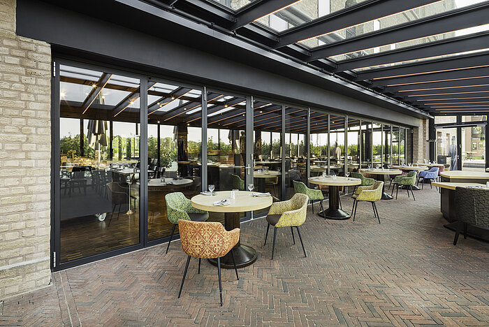 Otten Gastro Glasfassaden Solarlux Highline