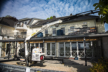 Otten Gastro Referenz Hof Sierksdorf Wintergarten Akzent Plus Glas-Faltwand Highline
