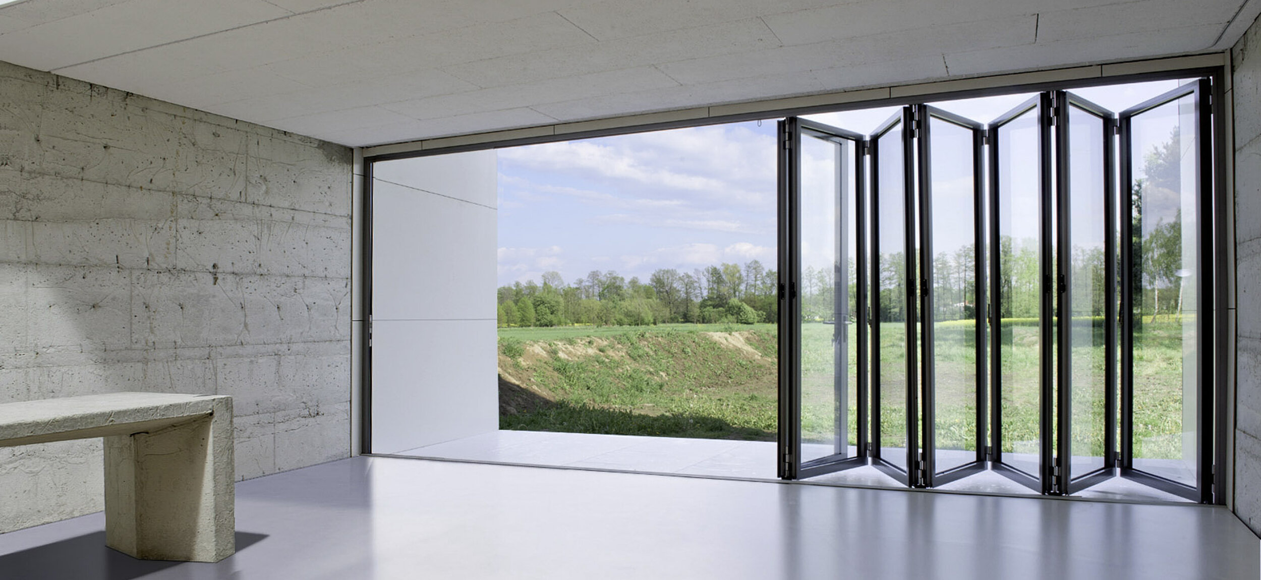 Otten Gastro Glasfassaden Solarlux Glas-Faltwand Ecoline