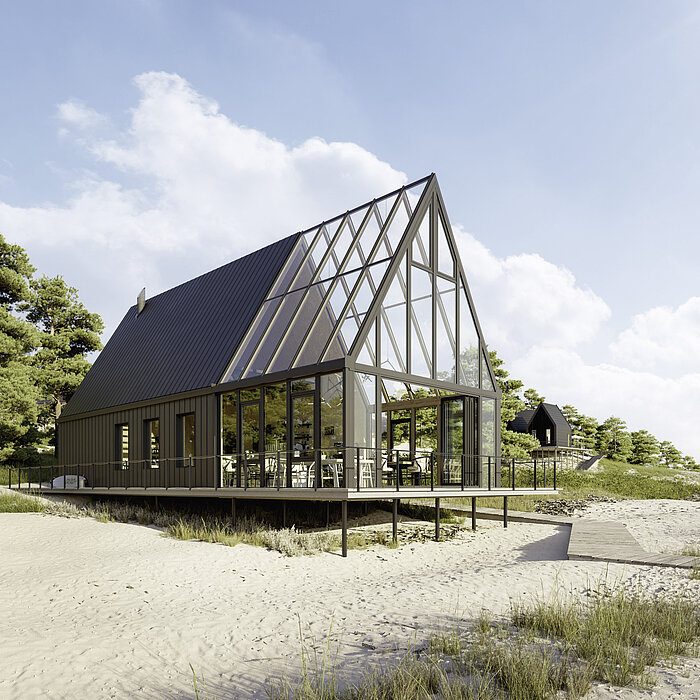 Otten Gastro Wintergarten Solarlux SDL Avantgarde