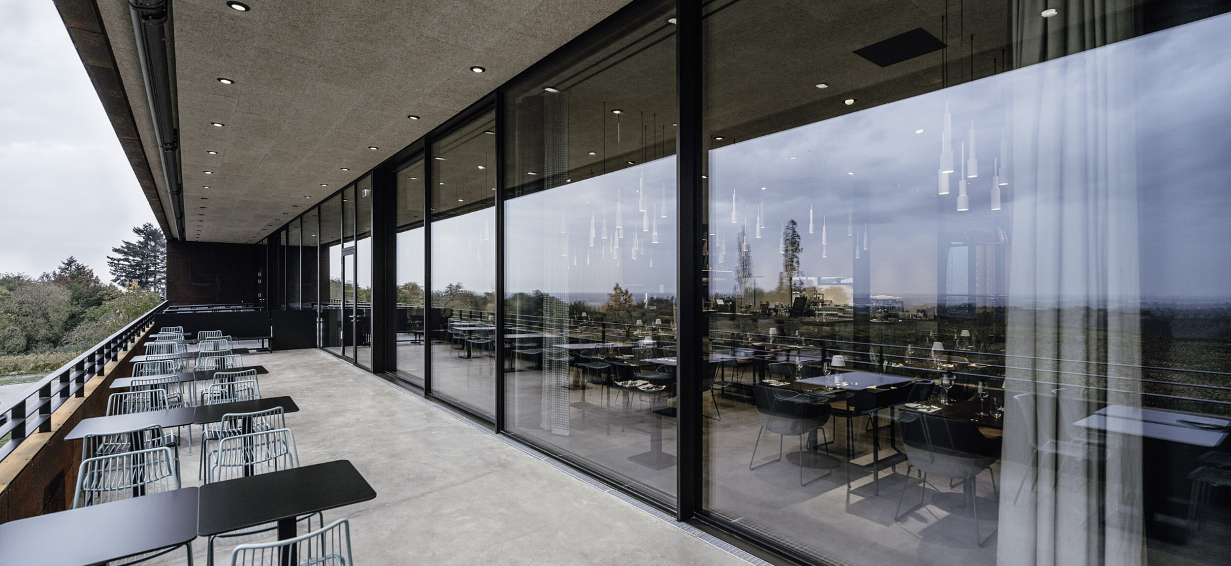 Otten Gastro Glas-Fassaden Solarlux cero III