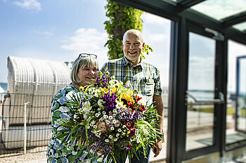 Otten Gastro Referenz Hof Sierksdorf Wintergarten Akzent Plus Glas-Faltwand Highline