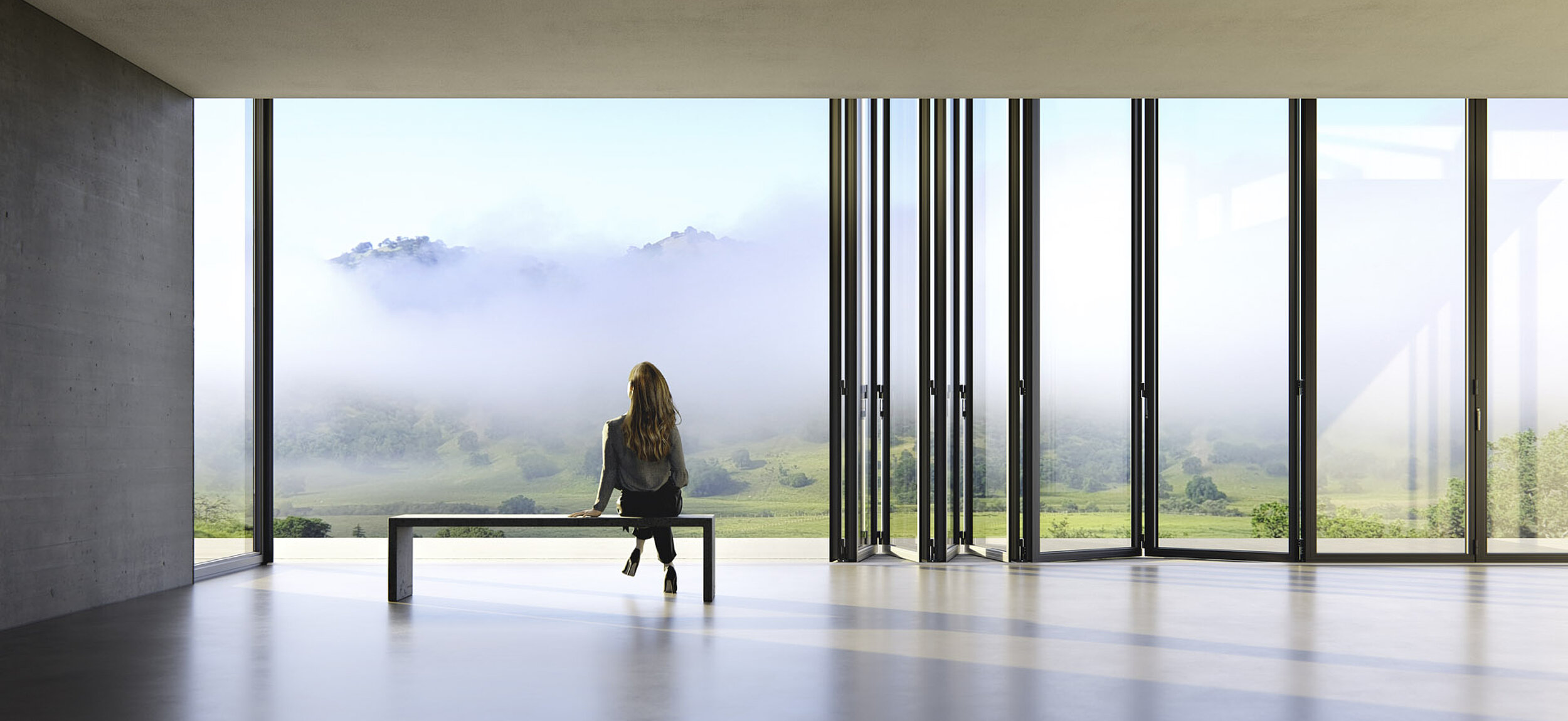 Otten Gastro Glasfassaden Solarlux Megaline