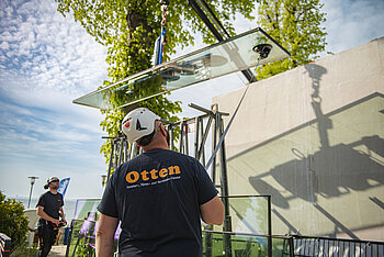 Otten Gastro Referenz Hof Sierksdorf Wintergarten Akzent Plus Glas-Faltwand Highline