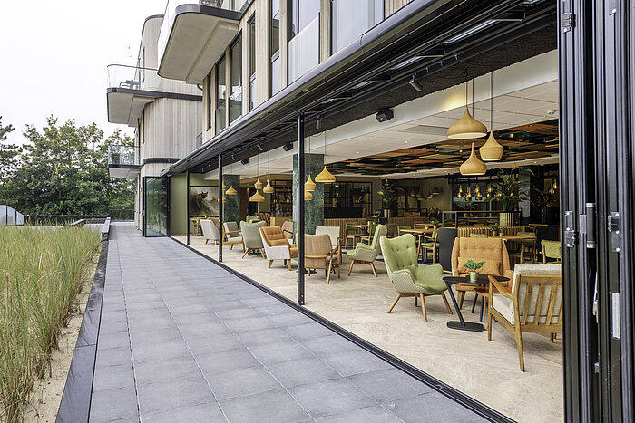 Otten Gastro Glasfassaden Solarlux SDL Nobiles